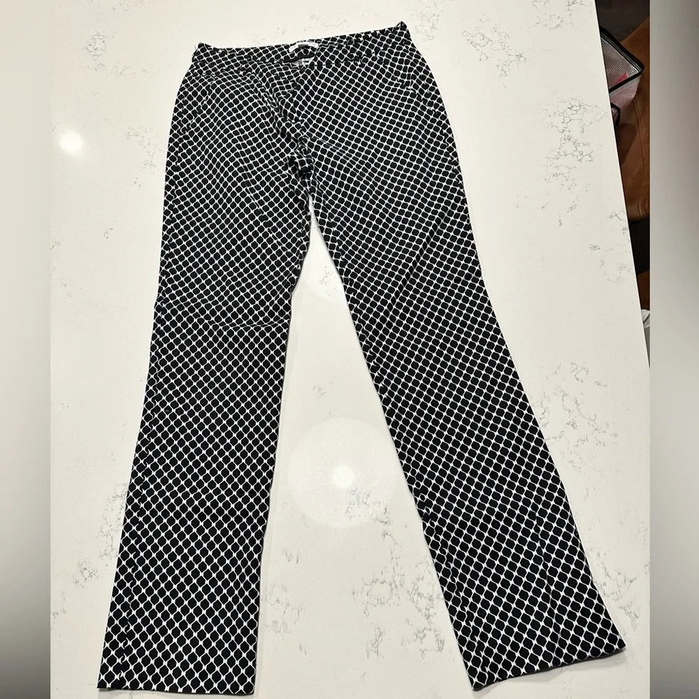 New York & Company black & white dress pant - Picture 3 of 4